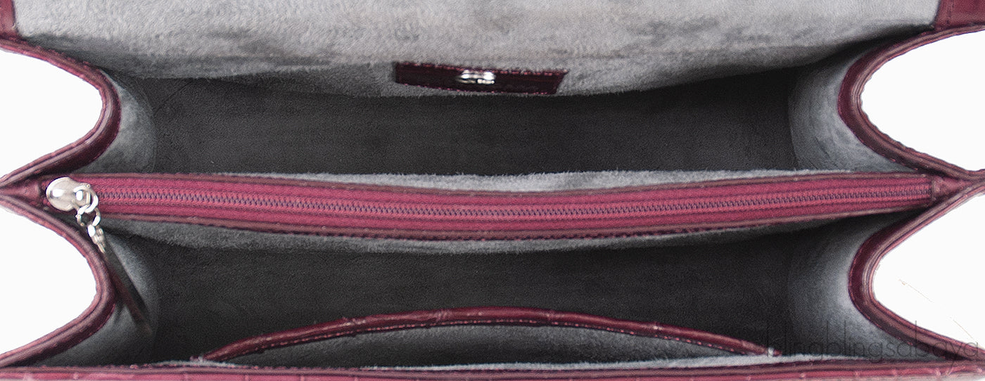 Maxime Bordeaux Crocodile Bag