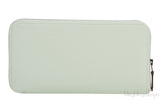 Hermes Vert Fizz Silk\'In Classique Long Wallet
