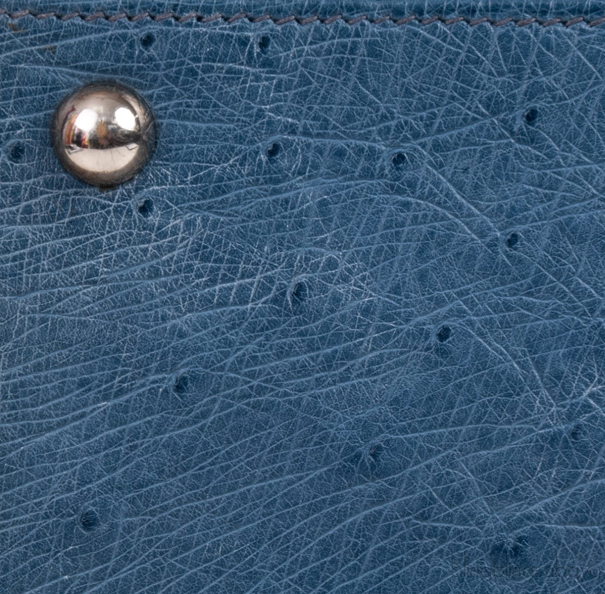 Blue Roy Ostrich Dalvy 30 Bag PHW