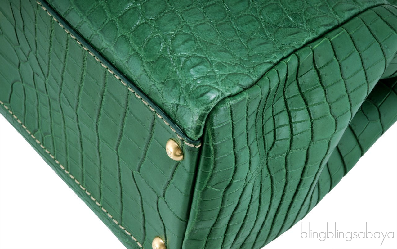 Green Crocodile Peek-a-boo