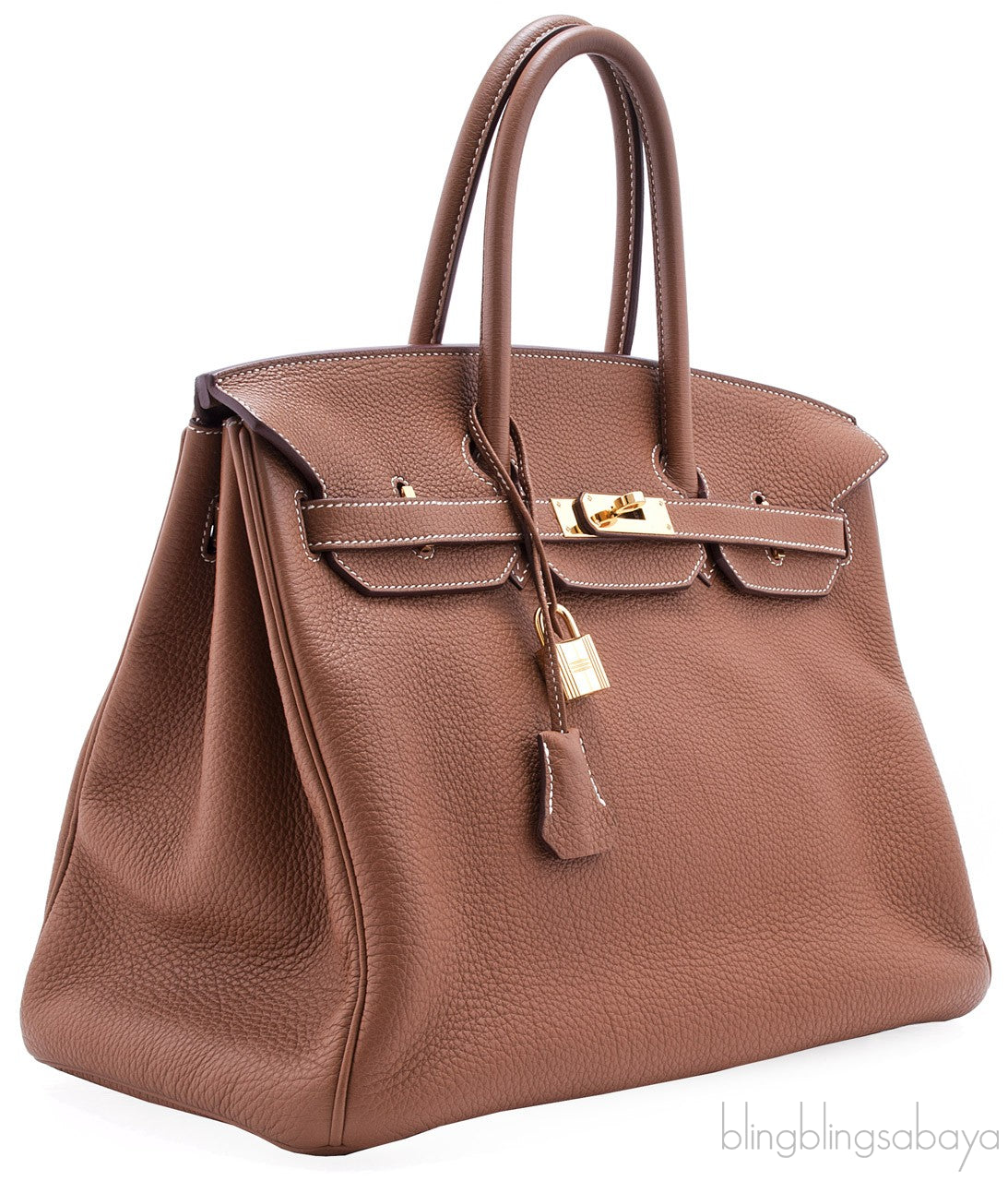 Birkin 35 Gold Taurillon Clem