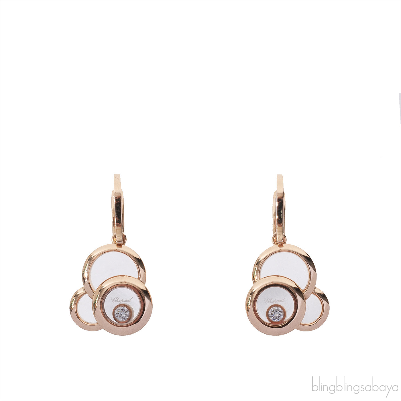 Happy Dream Gold Diamond Earrings