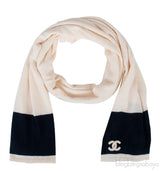 OFF-WHITE & BLUE CC SCARF