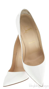 White Patent Pigalle Pump
