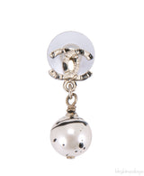 CC Pearl Drop Earrings