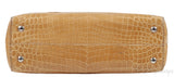 Brown Crocodile Large Handbag