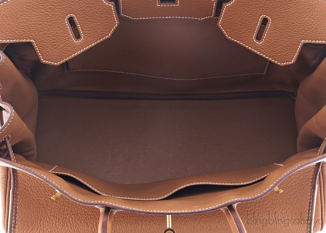 Birkin 35 Gold Taurillon Clem