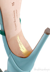 Bi-color Strappy Heels
