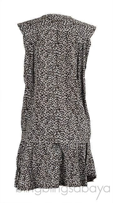 Louis Vuitton Leopard Print Top & Mini Skirt