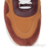 Loro Piana My Wind Tri-color Microfibre and Suede Sneaker