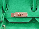 Birkin 35 Menthe Green Togo