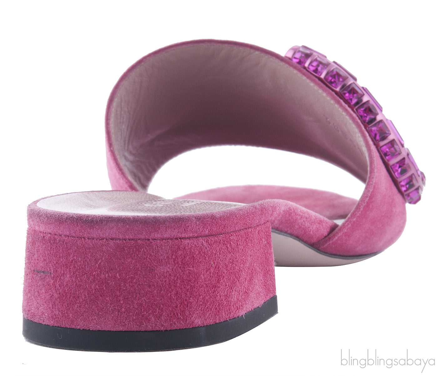 Fuchsia Suede Maxine Sandals
