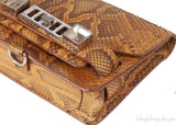 Proenza Schouler PS11 Python Amber Clutch Bag