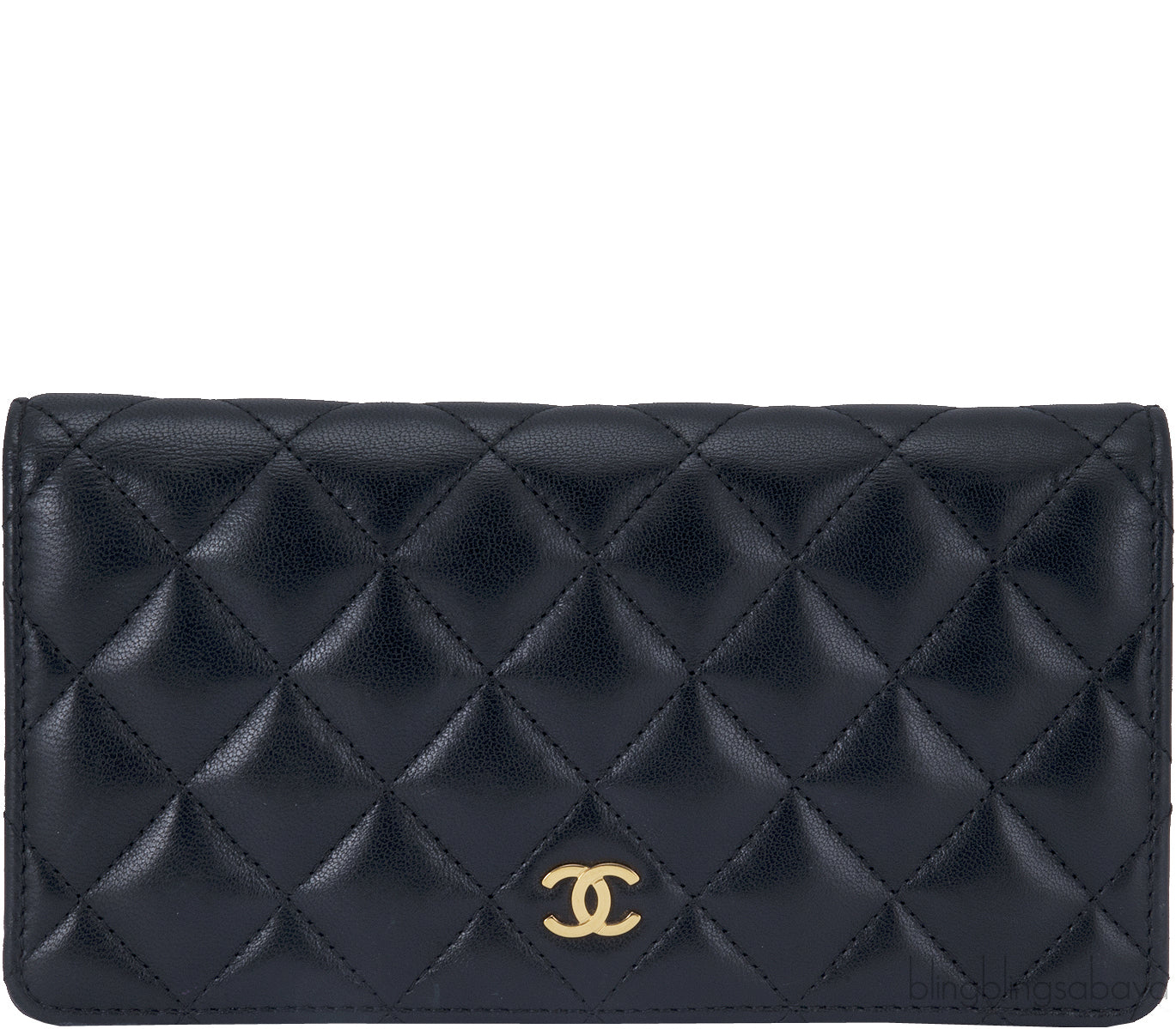 CC Black Quilted Wallet