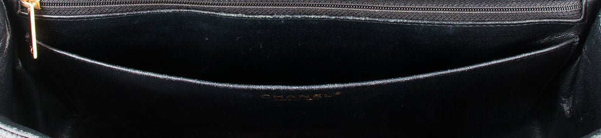 Black Caviar Maxi Flap Bag