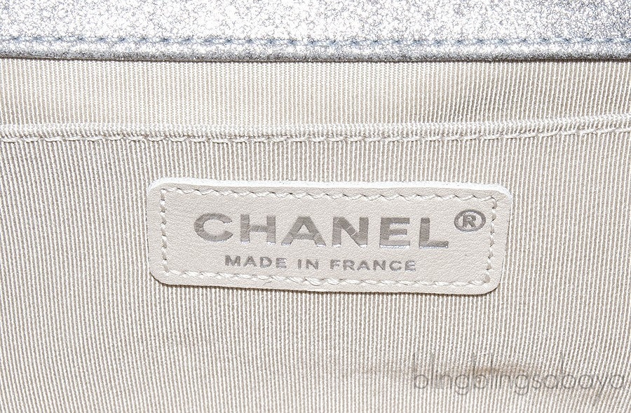 Le Boy Metallized CC Flap Bag