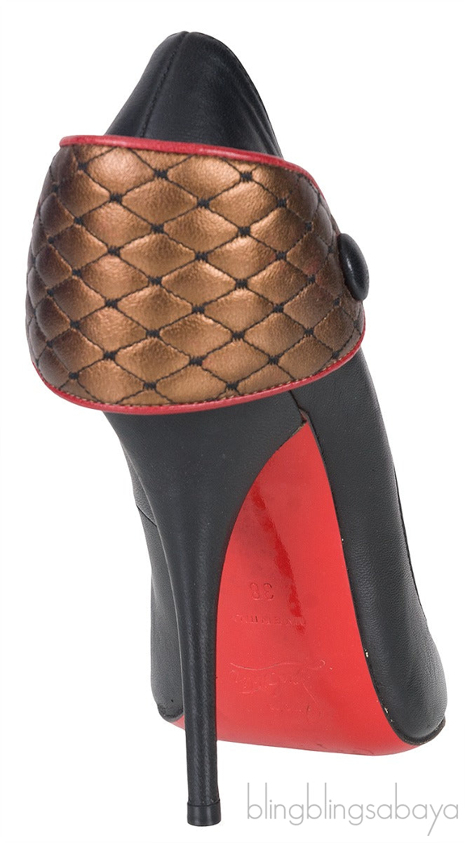 Black & Red Huguetta Heels