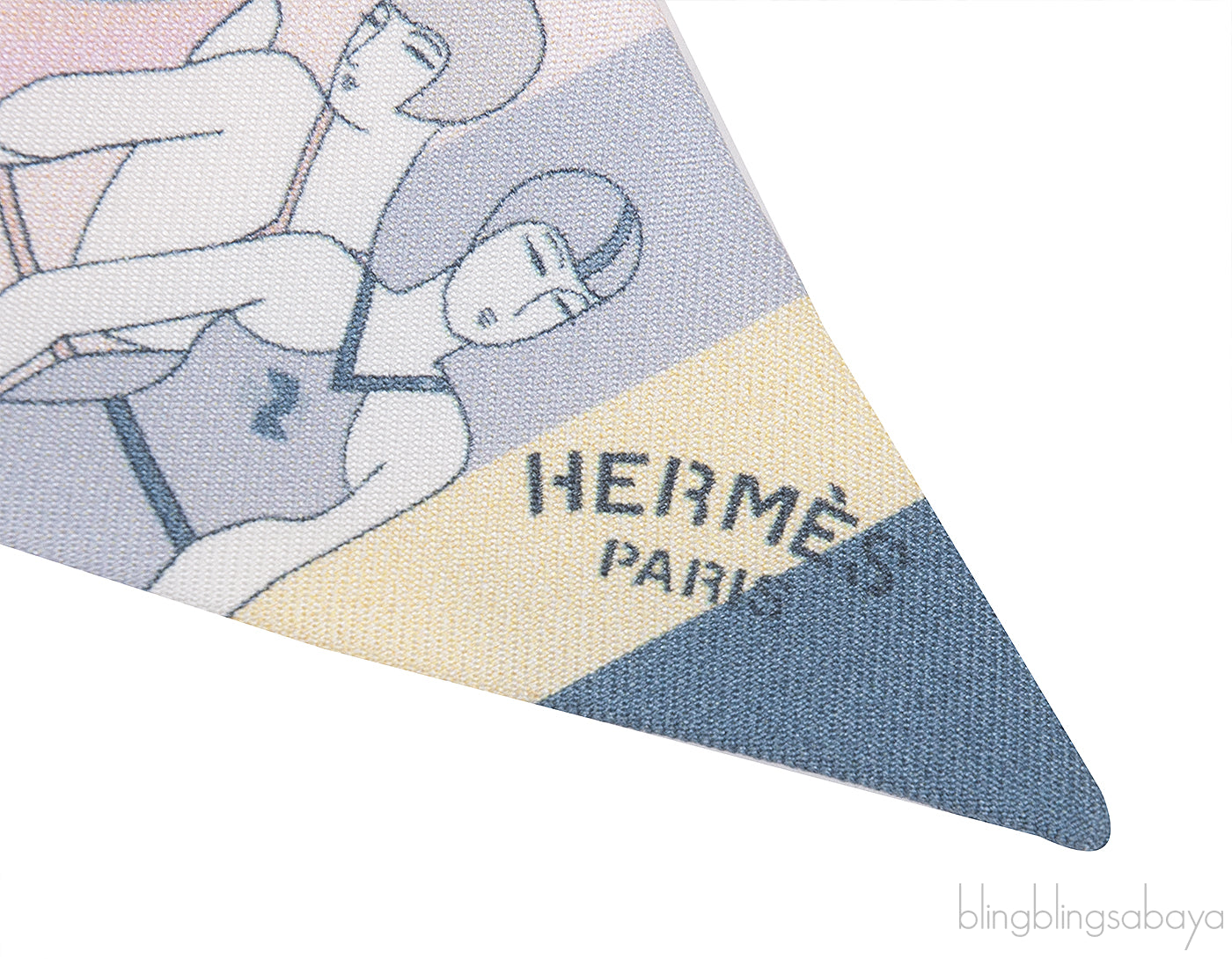Hermes Les Baigneuses Silk Twilly
