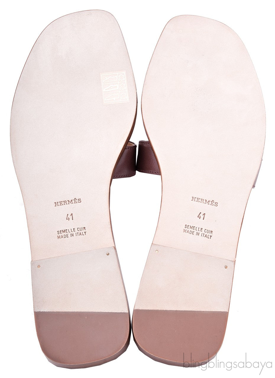 Oran Sandal Kidskin Plum