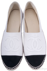 CC White & Black Espadrille