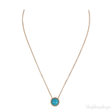 Van Cleef & Arpels Perlée Couleurs Turquoise Pendant Yellow Gold