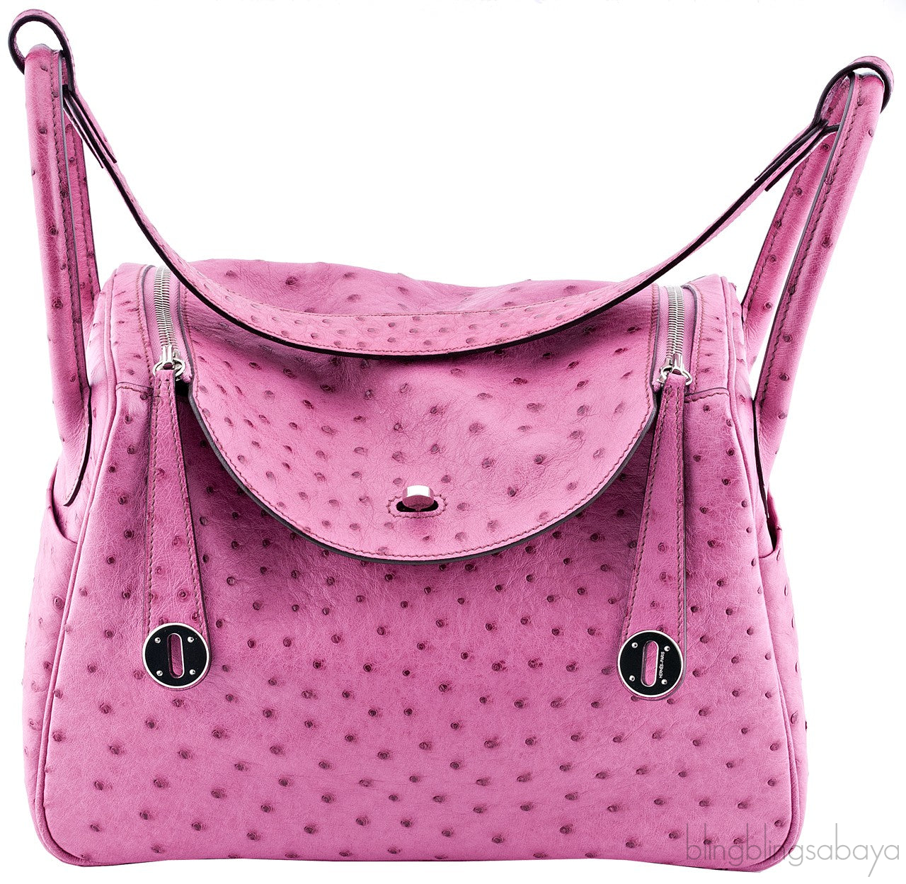 Lindy Ostrich Fushia