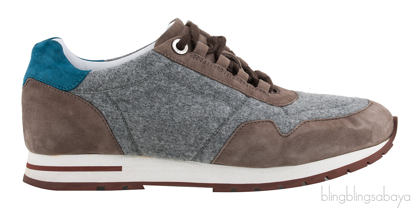 My Wind Cashmere & Suede Sneaker