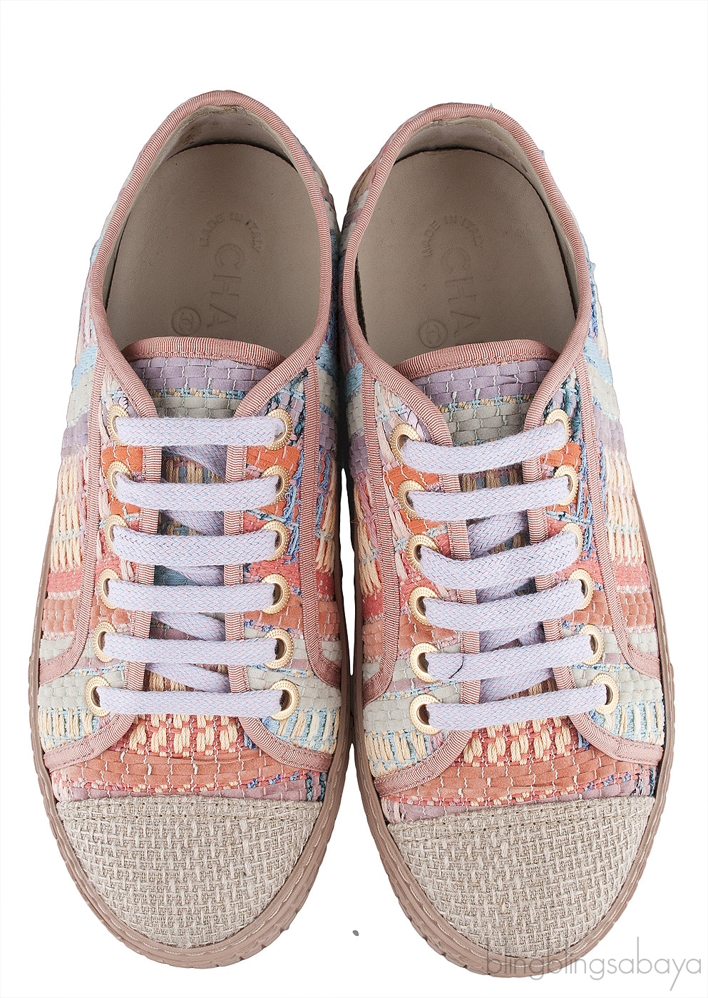 Tweed Low Cut Multicolor Sneakers