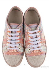 Tweed Low Cut Multicolor Sneakers