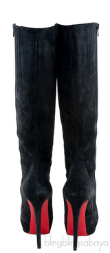 Babel Plato 140 Black Suede Boots