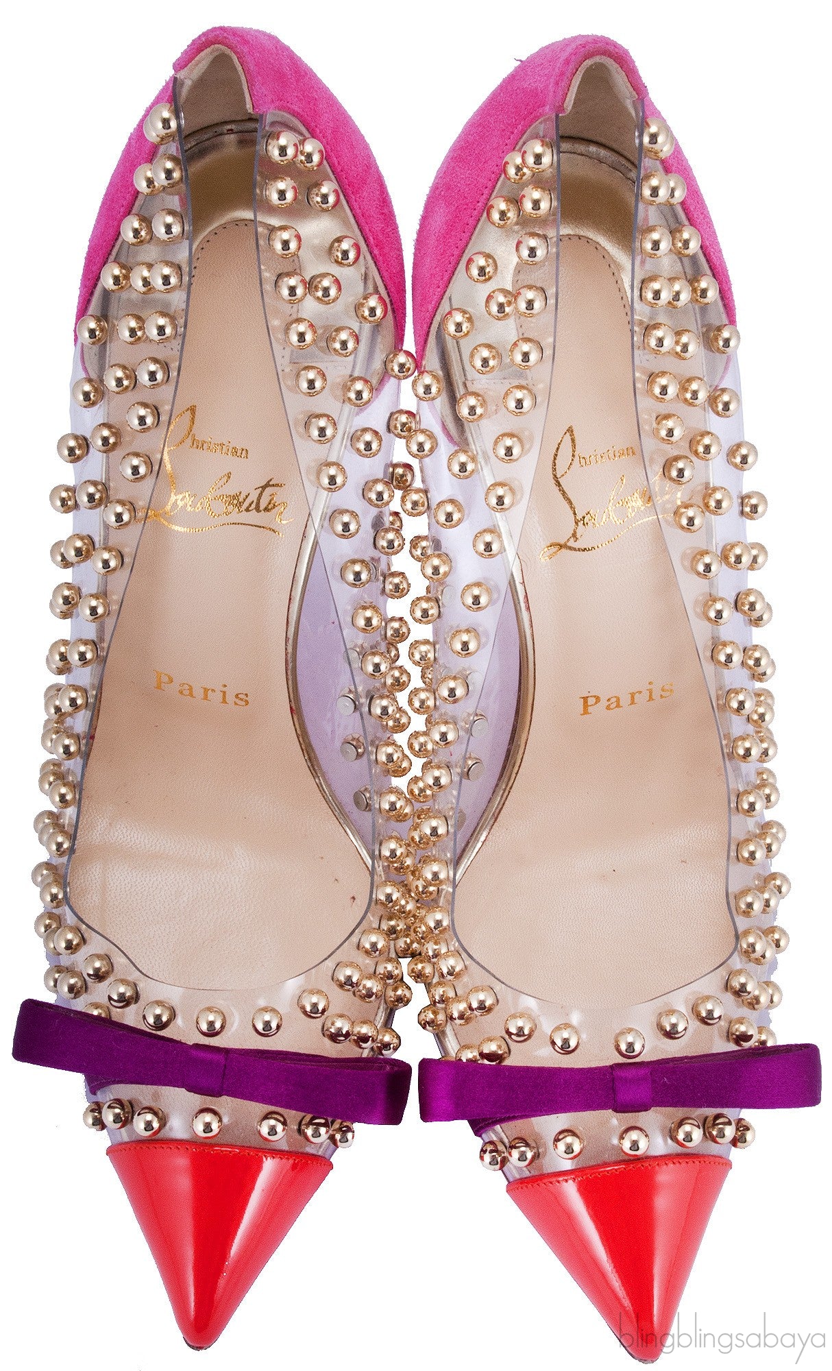 Bille Et Boule 100 Studded PVC Pump