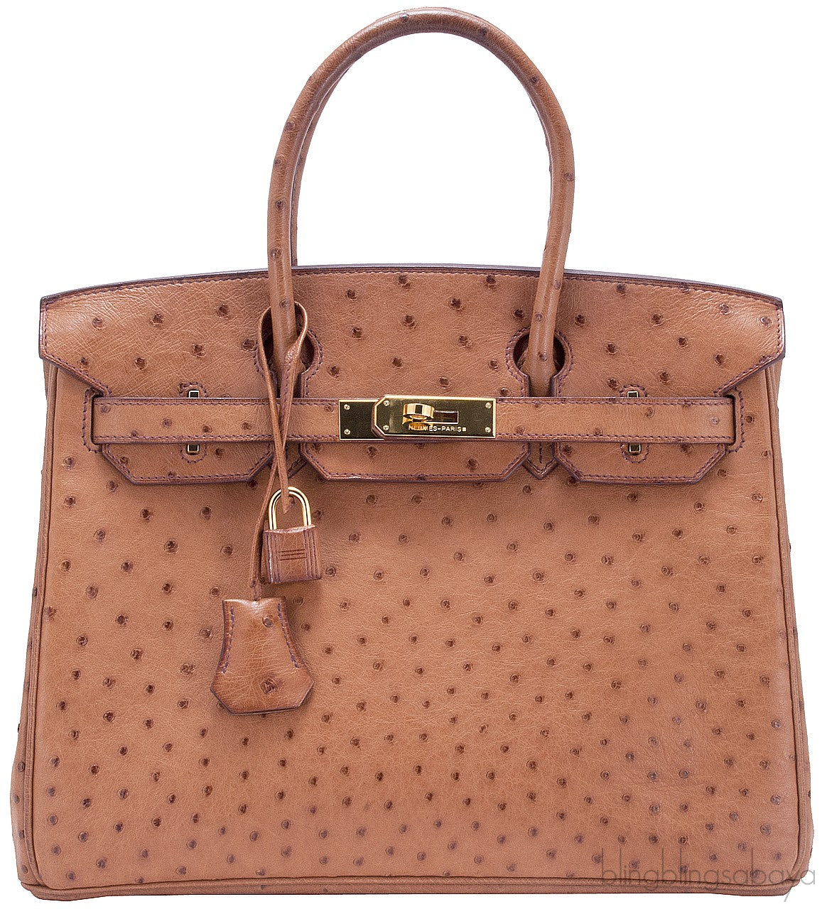 Birkin 30 Cognac Ostrich GHW