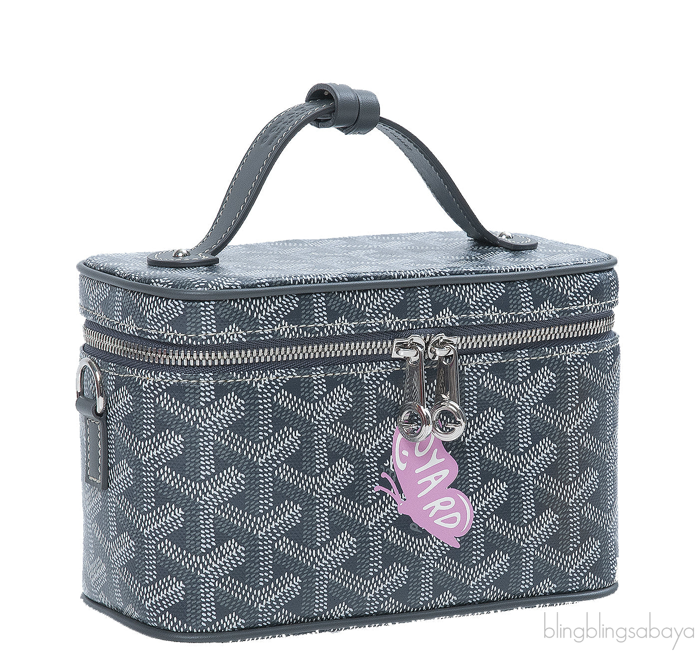 Goyard Grey Muse Butterfly Mini Vanity Bag