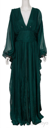 Emerald Green Maxi Dress