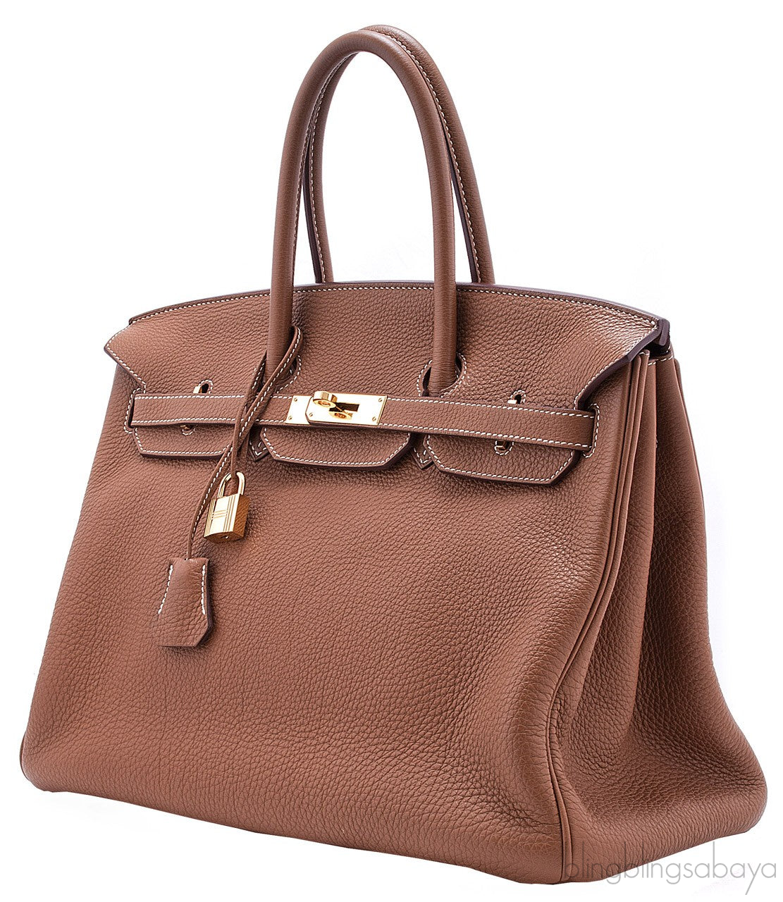 Birkin 35 Gold Taurillon Clem