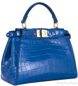 Mini Blue Crocodile Peekaboo