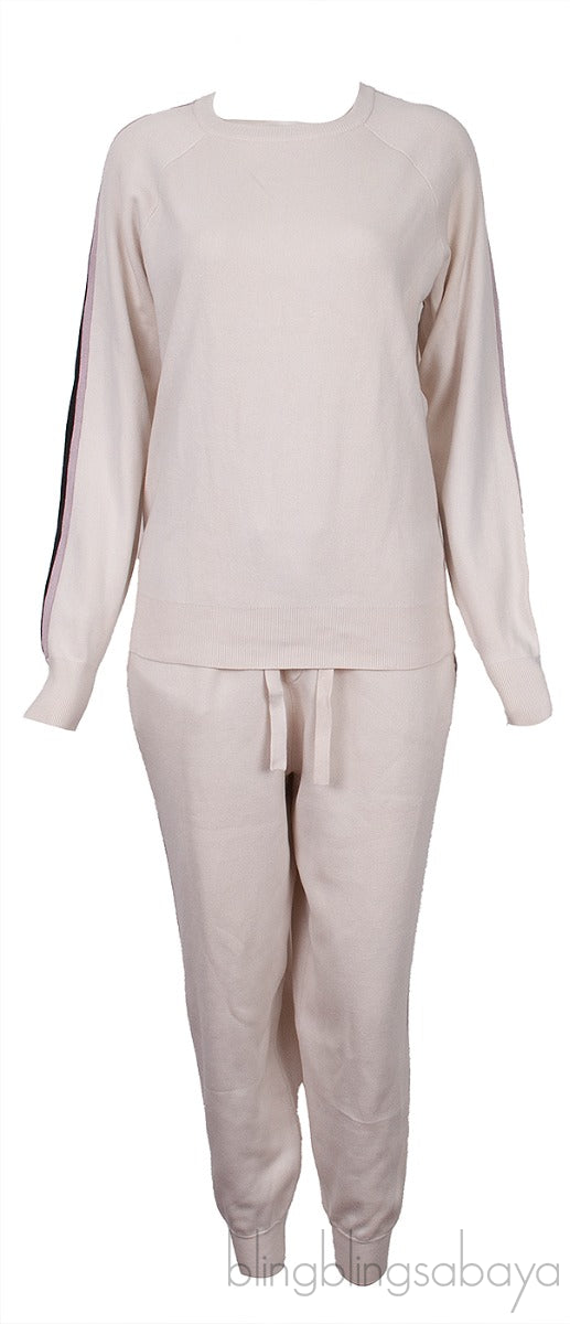 Off-white Black & Purple Trim Track Suit