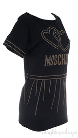 Double Heart Black Dress