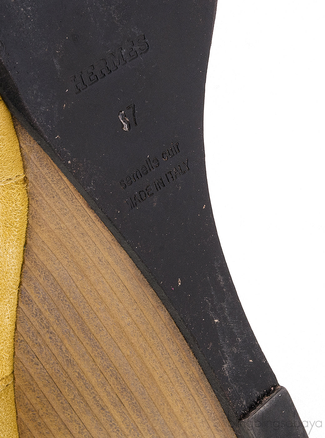 Mustard Legend Wedge Sandals