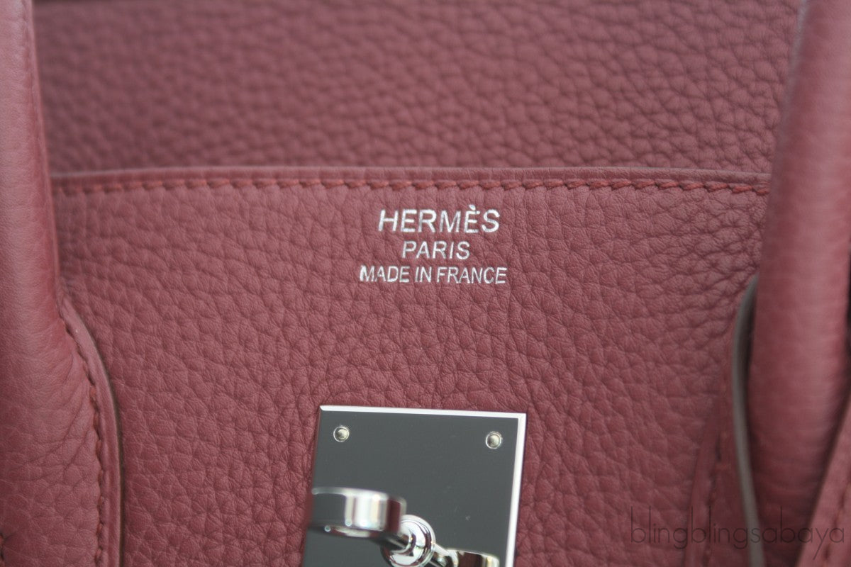 Birkin 35 Bois Rose Taurillon Clem