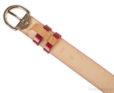 Louis Vuitton Monogram Vernis Red Belt