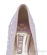 Gina Light Pink Crystal Ballet Shoes