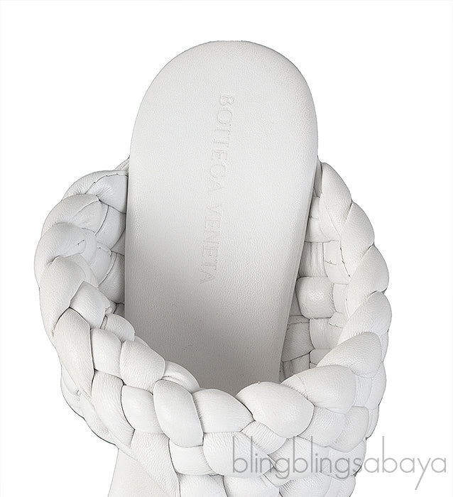 Curve Optic White Sandals