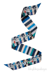 Hermes Les Baigneuses Printed Silk Twilly
