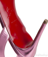 O Marylin Pink Metallic Slingback Sandal