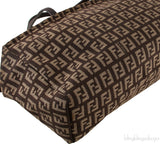 Brown Zucca Canvas Handbag
