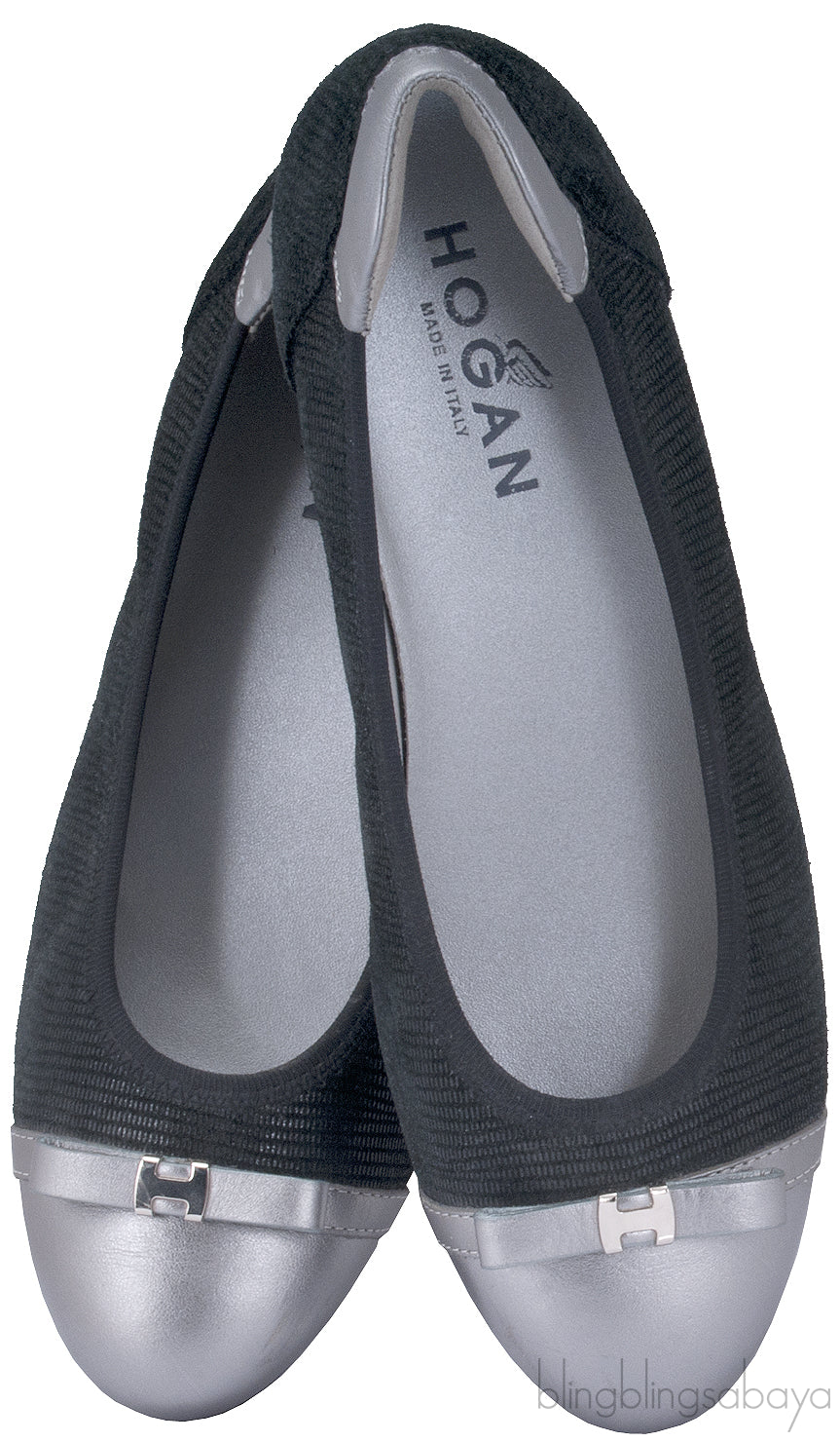 Silver Cap Toe Ballet Flat
