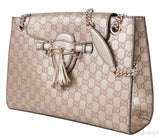 Emily Light Gold Guccissima Shoulder Bag
