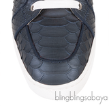 Christian Louboutin Black Python Low-cut Sneakers