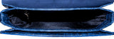 Faux Blue Croc Grace Bag
